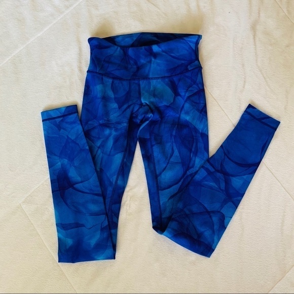 Lululemon | Wunder Under lll Leggings | Midnight Tulle Multi | Size 4 - Picture 2 of 6